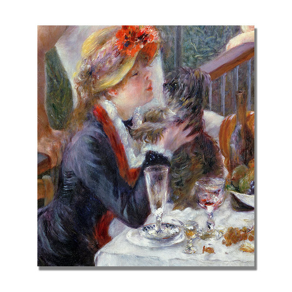 Trademark Fine Art Pierre Renoir 'The Luncheon of the Boating Party' Canvas Art, 14x14 BL0972-C1414GG